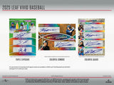 2025 Leaf Vivid Baseball Hobby Jumbo Box