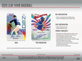 2025 Leaf Vivid Baseball Hobby Box