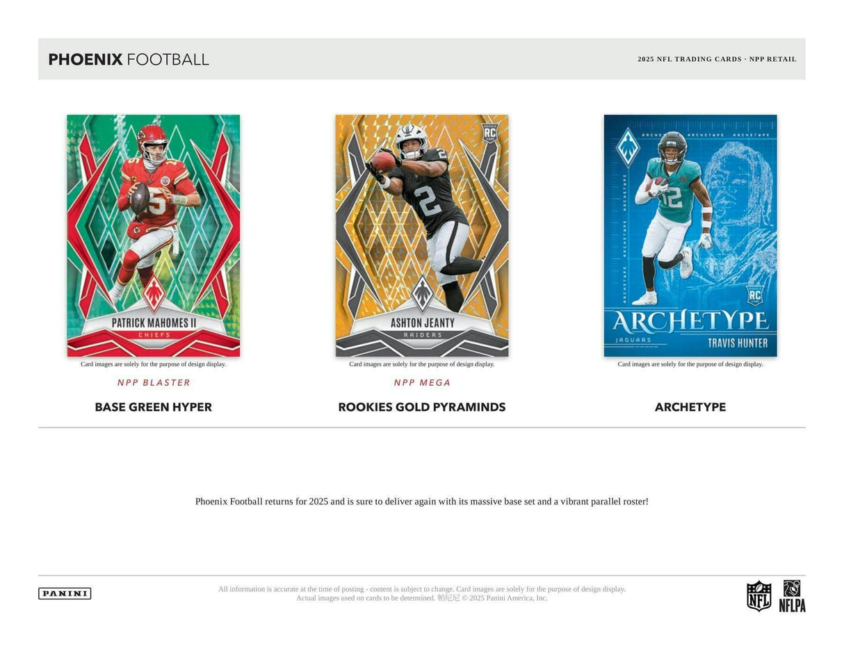 2025 Panini Phoenix Football 6-Pack Blaster 20-Box Case