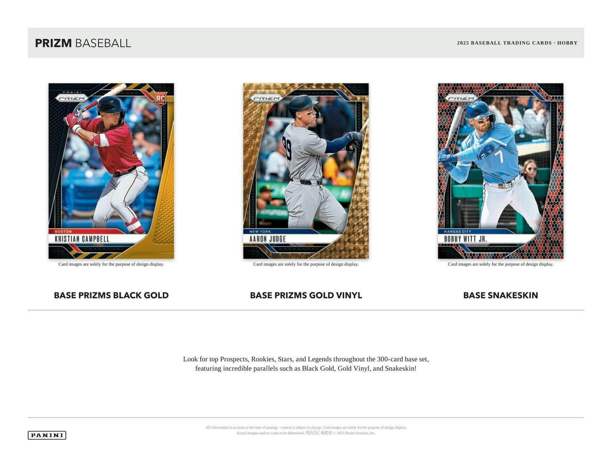 2025 Panini Prizm Baseball Hobby Box
