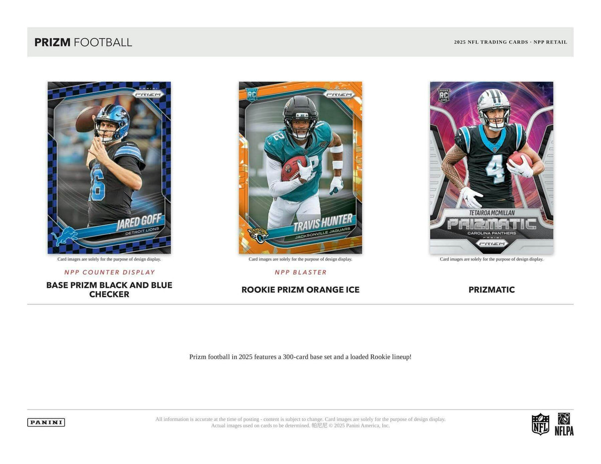 2025 Panini Prizm Football 6-Pack Blaster 20-Box Case (Lazer Prisms!)