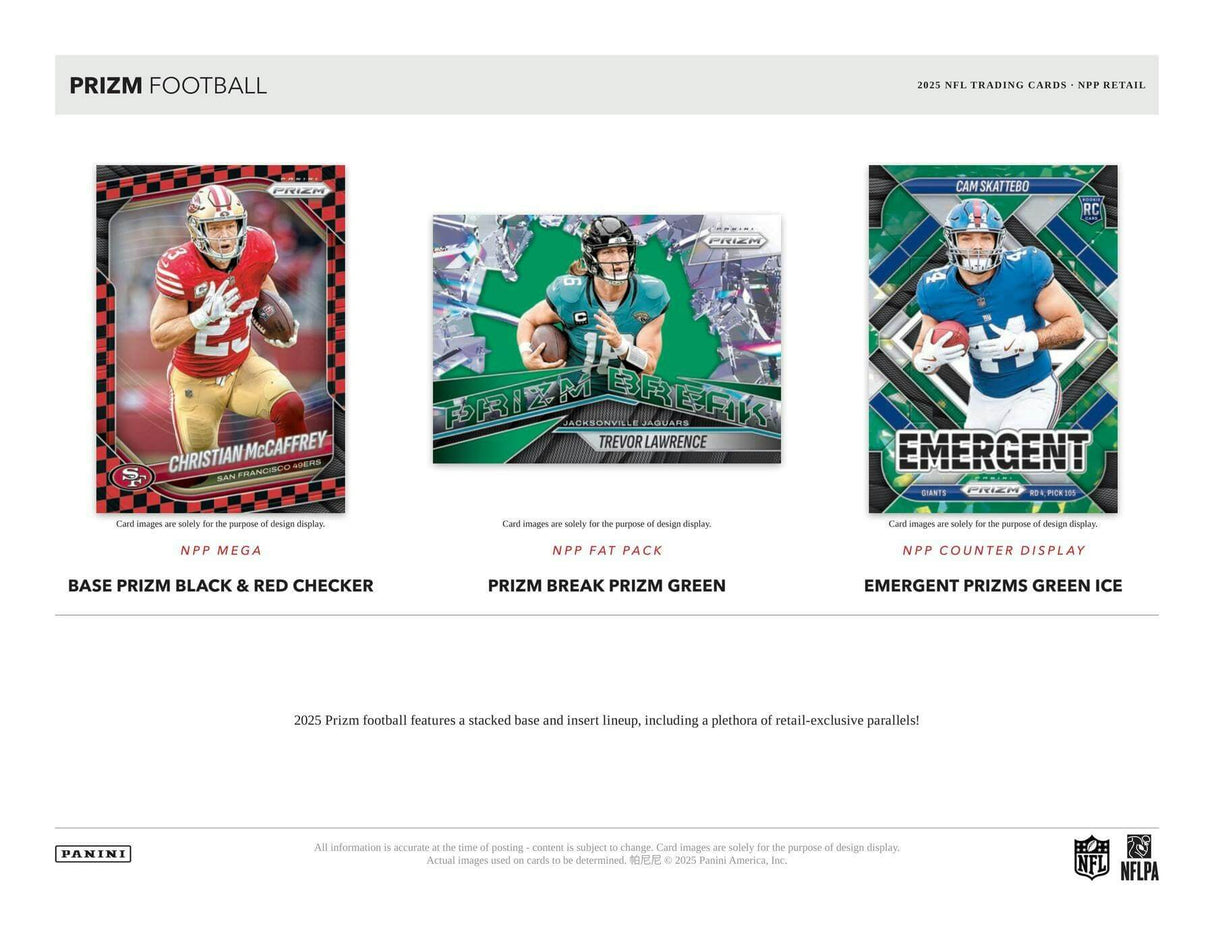 2025 Panini Prizm Football 6-Pack Blaster 20-Box Case (Lazer Prisms!)