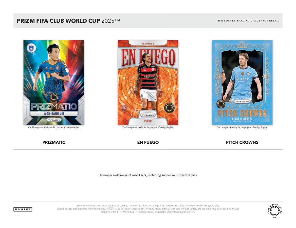2025 Panini Prizm FIFA Club World Cup Soccer Mega Box