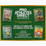 2025 Pro Athletes Direct Authentic Retired Signature Edition Football Hobby Box