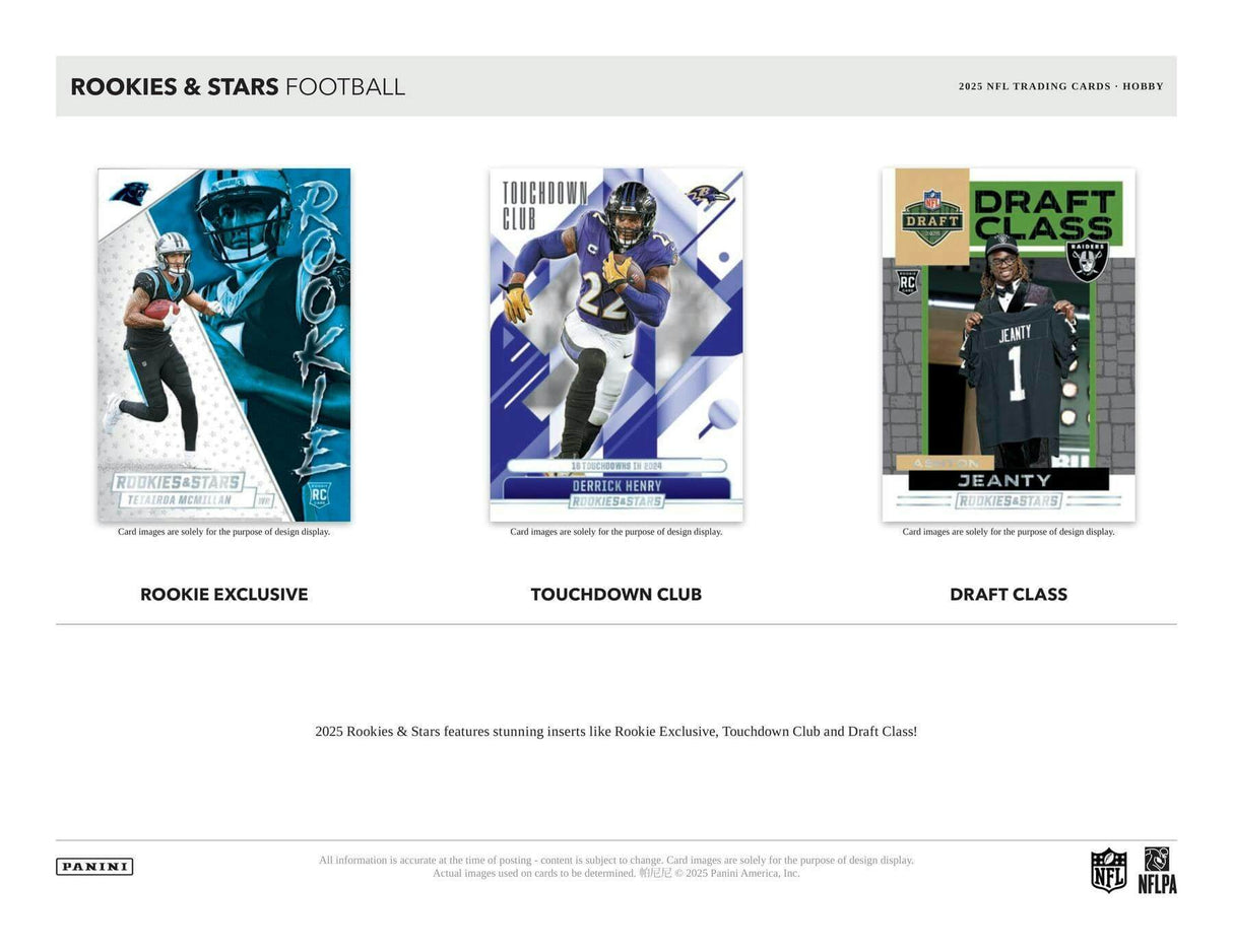 2025 Panini Rookies & Stars Football Hobby Pack