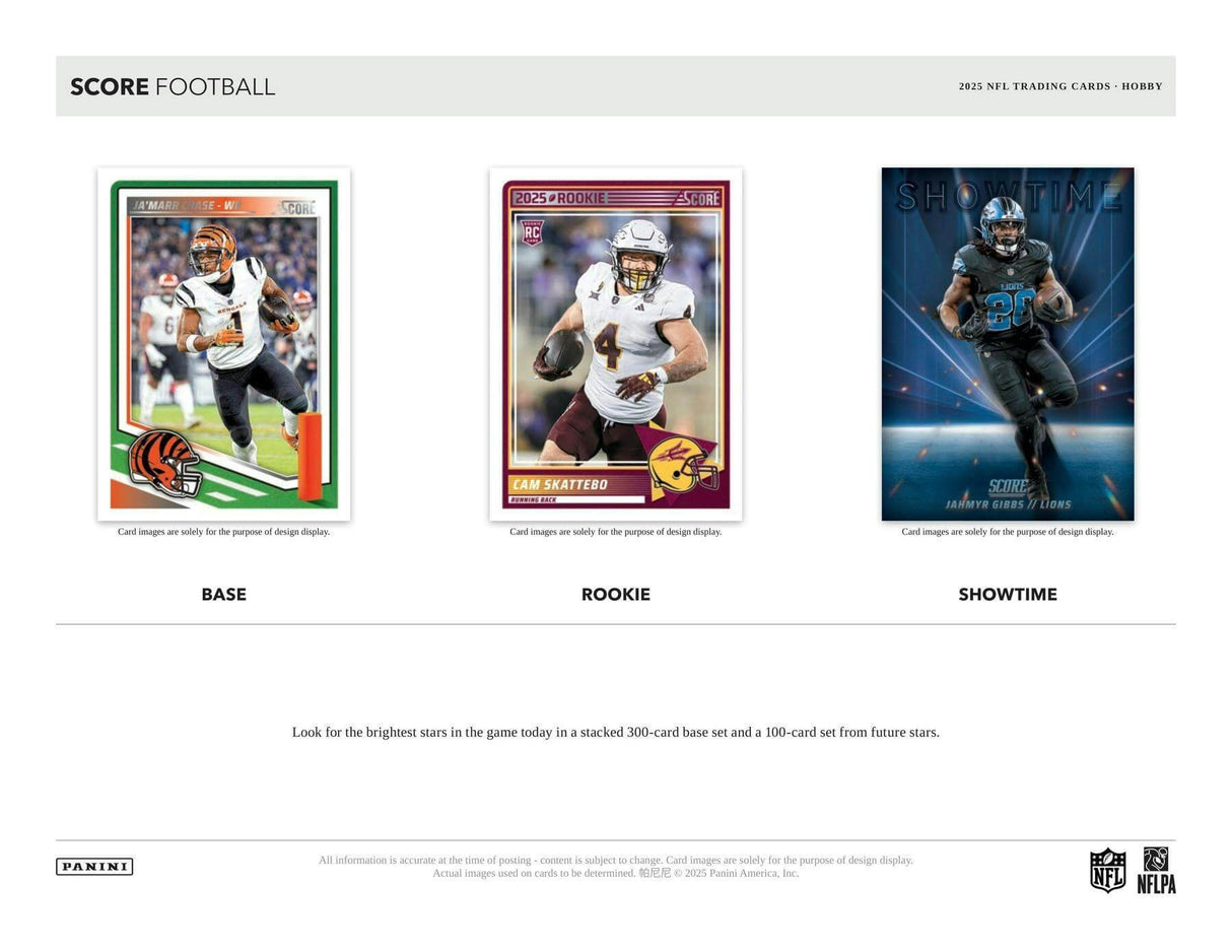 2025 Panini Score Football Hobby Pack