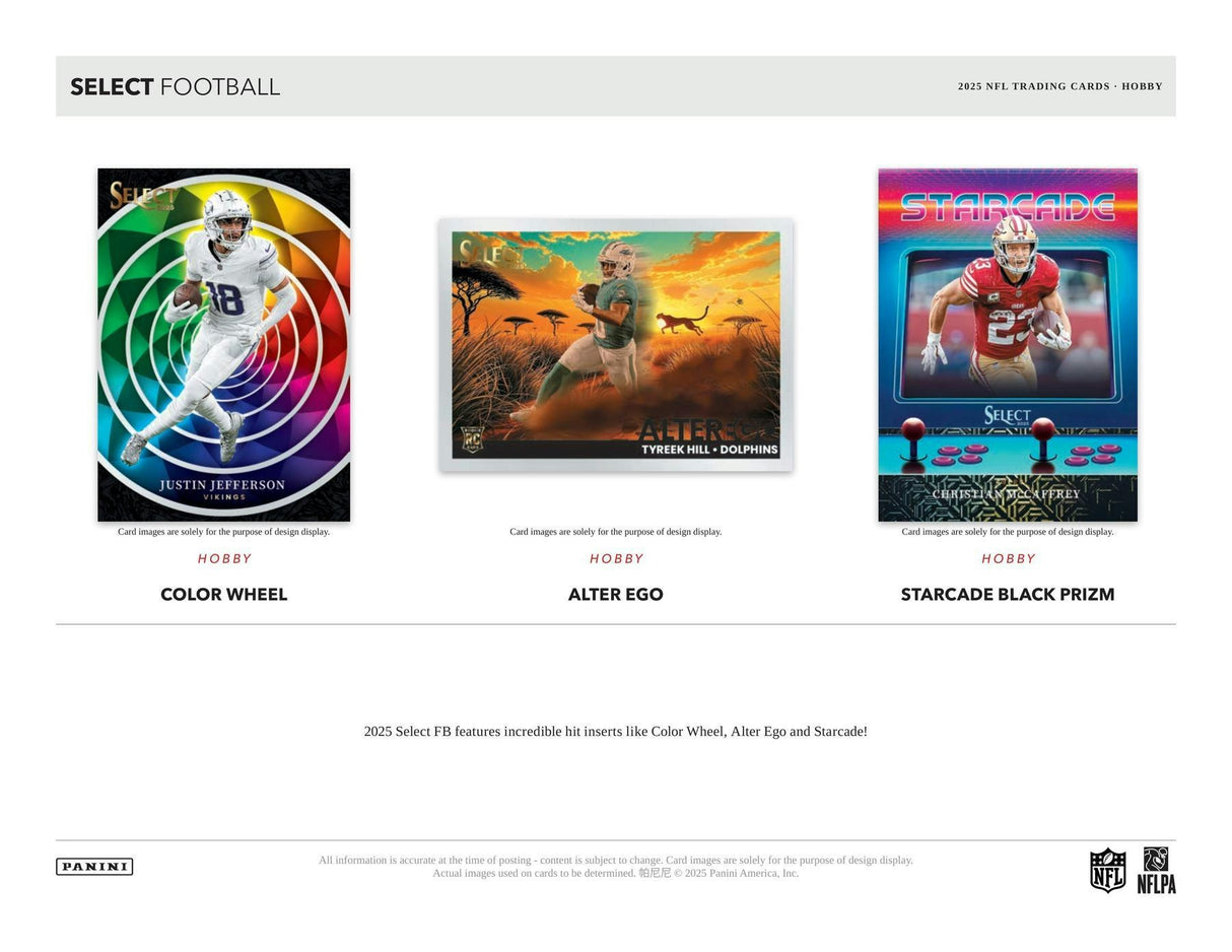 2025 Panini Select Football Hobby Box