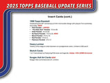 2025 Topps Update Series Baseball Hobby Pack