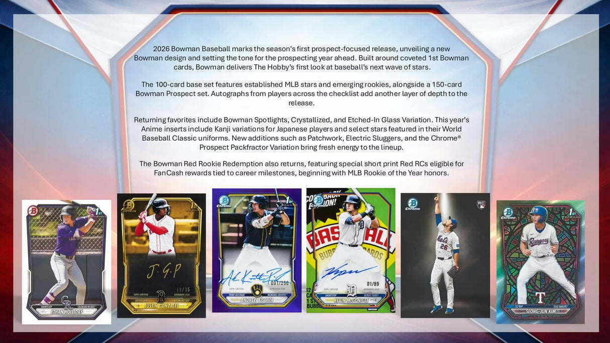 2026 Bowman Baseball Blaster Box