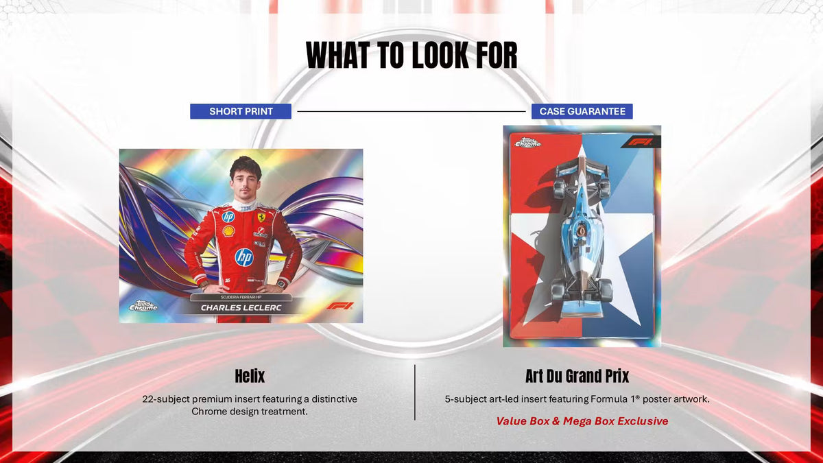 2026 Topps Chrome F1 Formula 1 Mega Box