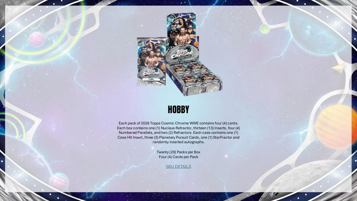 2026 Topps Cosmic Chrome WWE Wrestling Hobby Box