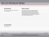 2026 Leaf Spectacular Football Hobby Box