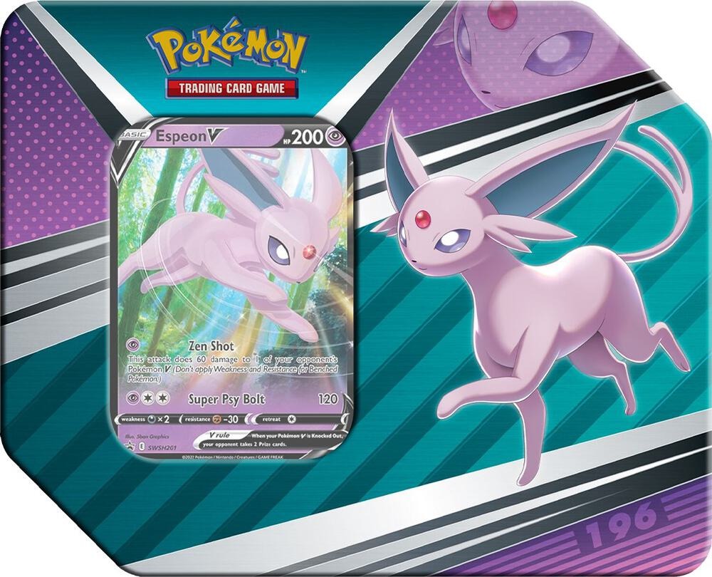 Pokemon TCG: V Heroes Tin [Espeon V]