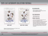 2026 Leaf Autograph Collection Football Hobby Box