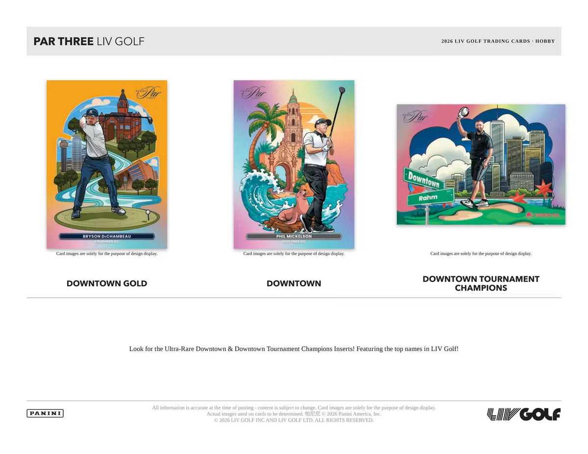 2026 Panini Par Three LIV Golf Hobby Box