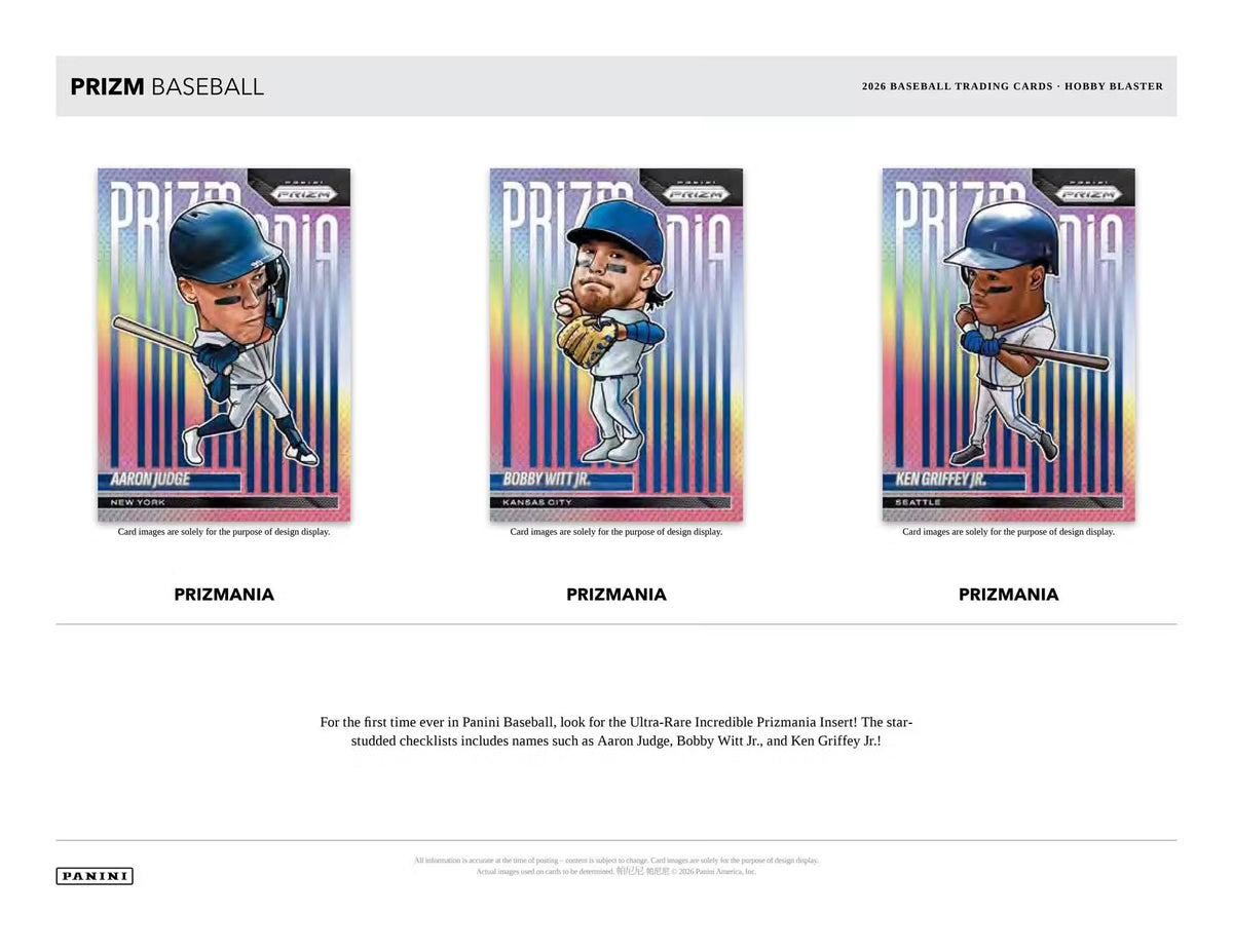 2026 Panini Prizm Baseball Blaster 20-Box Case