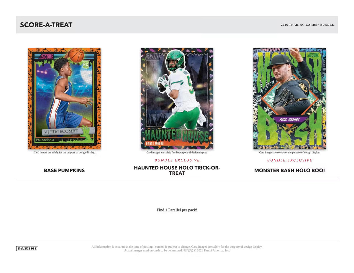 2026 Panini Score-A-Treat Halloween 40-Pack Bundle