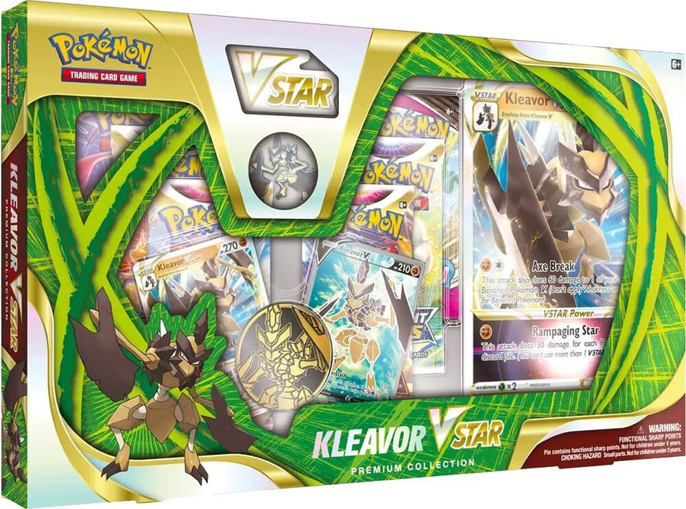 Pokemon TCG: Kleavor VSTAR Premium Collection