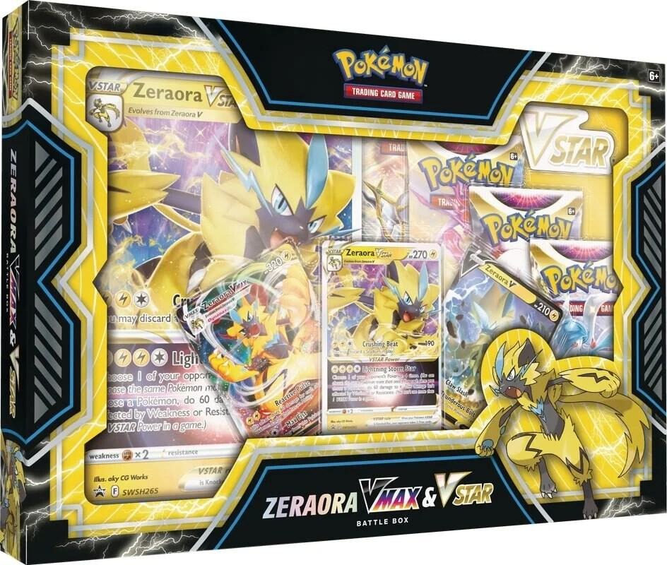 Pokemon TCG: Zeraora VMAX & VSTAR Battle Box