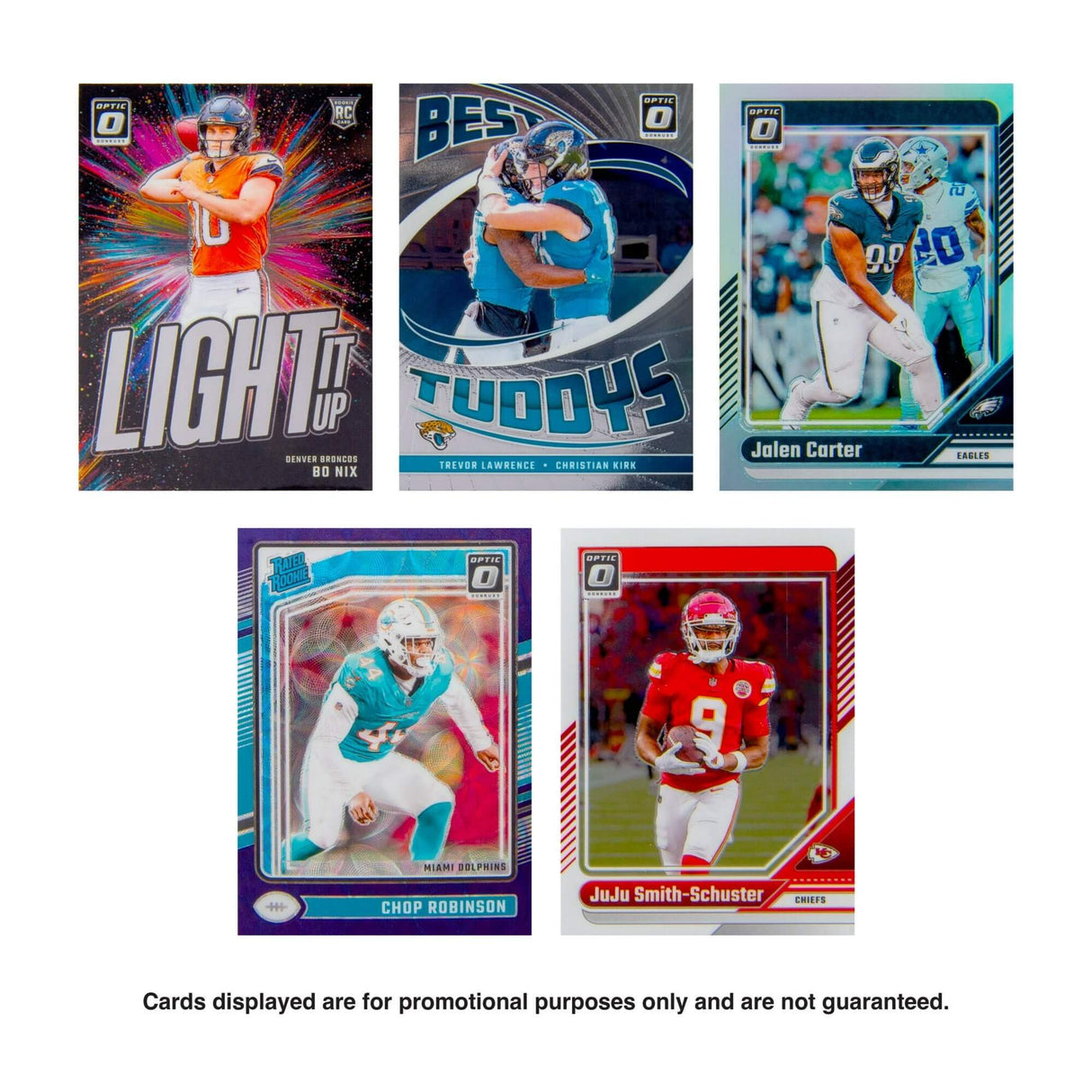 2024 Panini Donruss Optic NFL Football Trading Cards Hanger Box (Purple Scope)