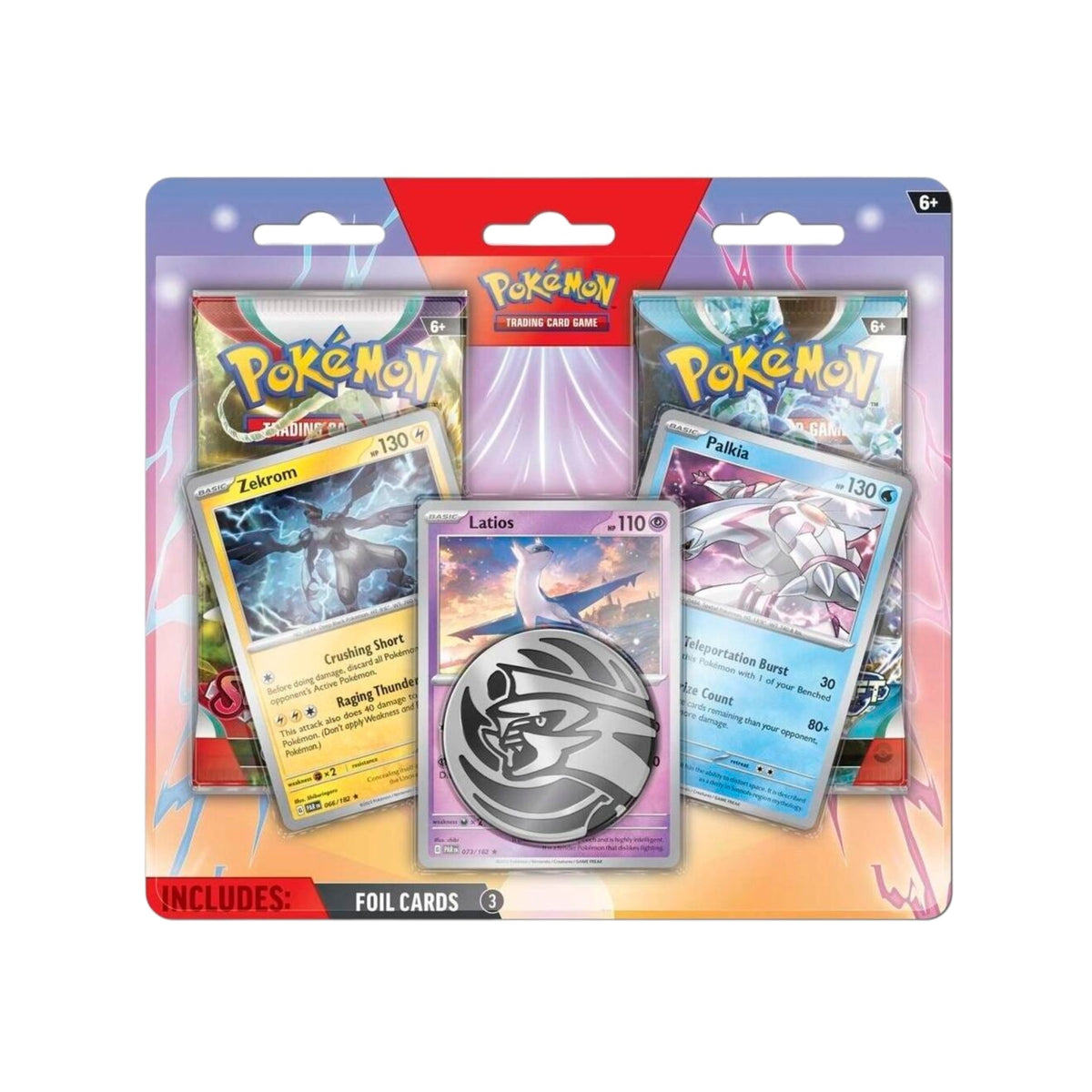 Pokemon TCG: Enhanced 2-Pack Blister Pack [Latios, Zekrom & Palkia]