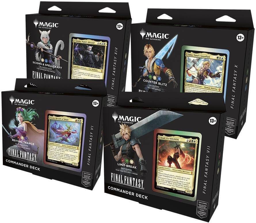 Magic the Gathering: Final Fantasy Commander 4-Deck Case