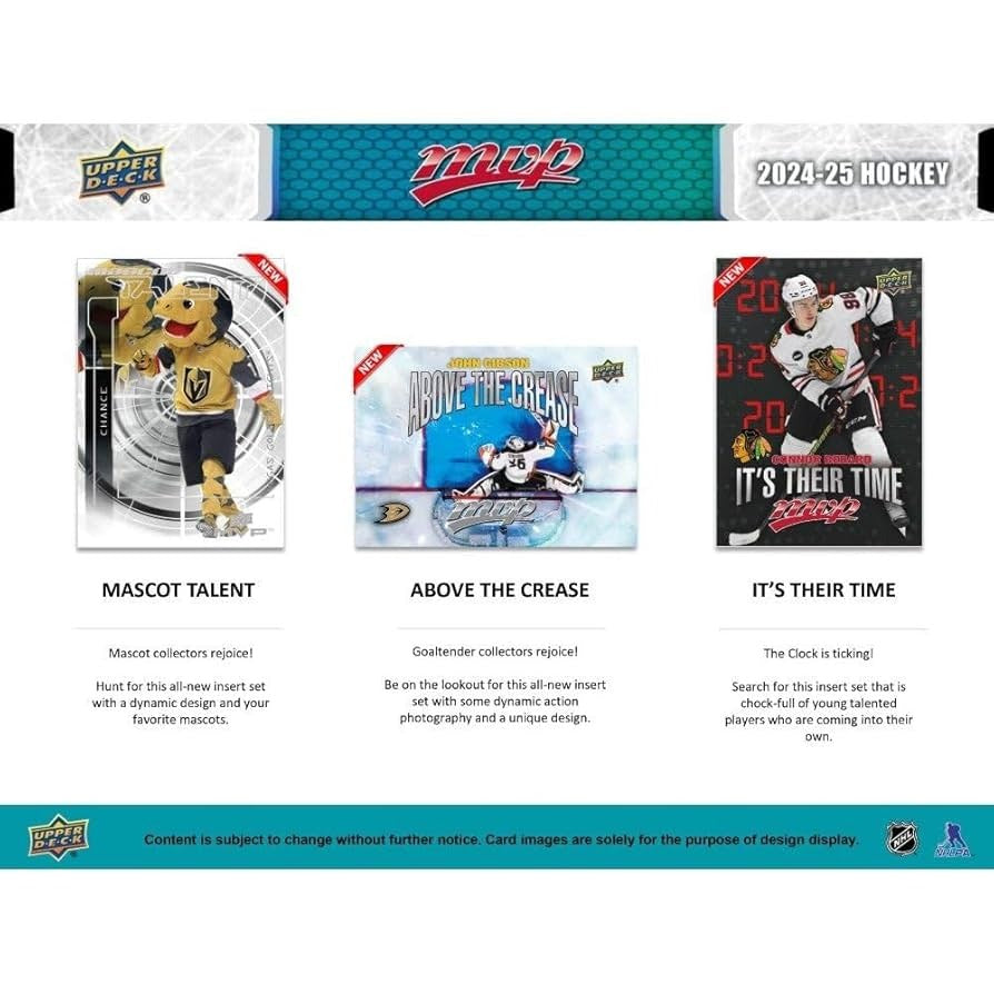 2024/25 Upper Deck NHL MVP Hockey Fat Pack