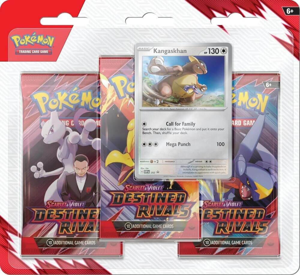 Pokemon TCG: Scarlet & Violet (SV10) Destined Rivals 3 Pack Blister