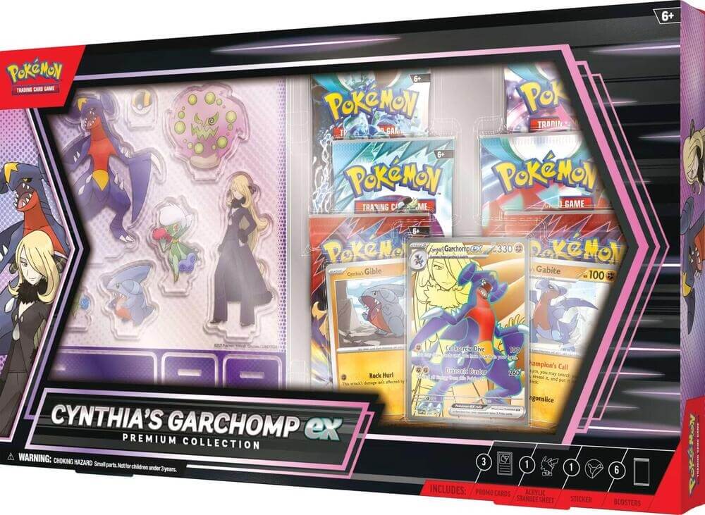 Pokemon TCG: Cynthia's Garchomp ex Premium Collection Box