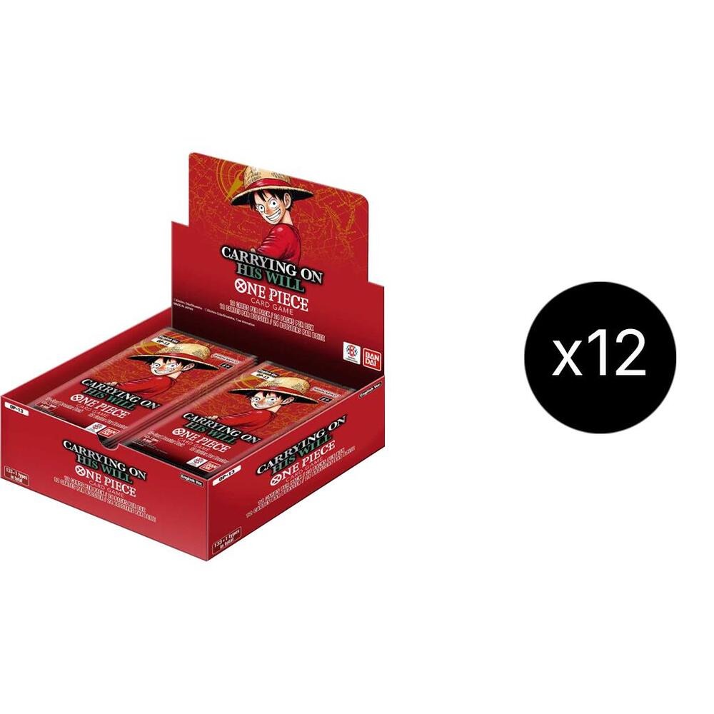 One Piece TCG: Carrying On His Will Booster 12-Box Case (OP-13)