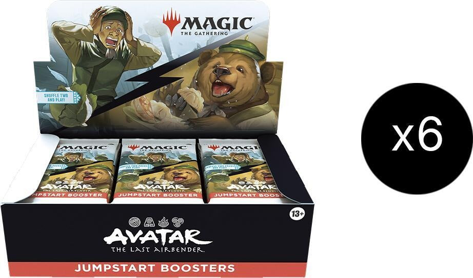 Magic the Gathering: Avatar The Last Airbender Jumpstart Booster 6-Box Case