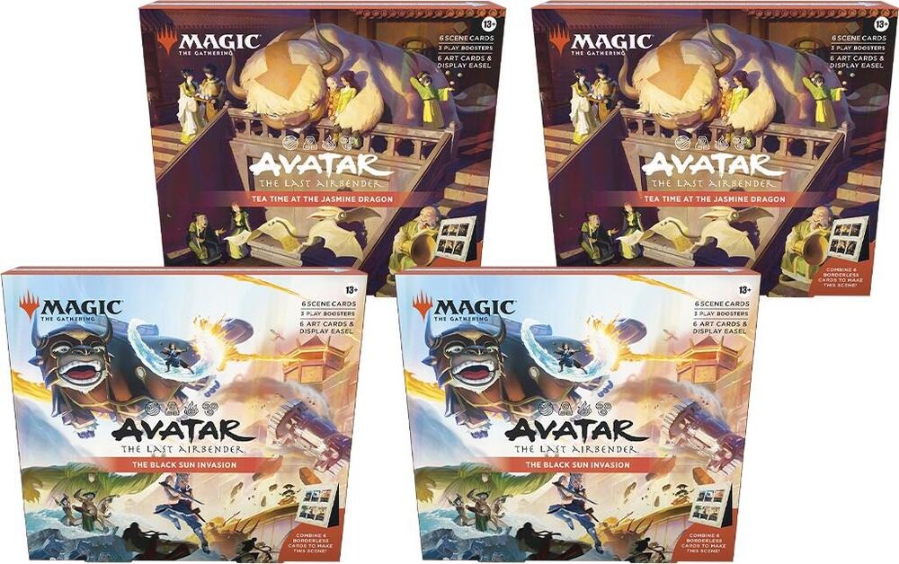 Magic the Gathering: Avatar The Last Airbender Scene 4-Box Case