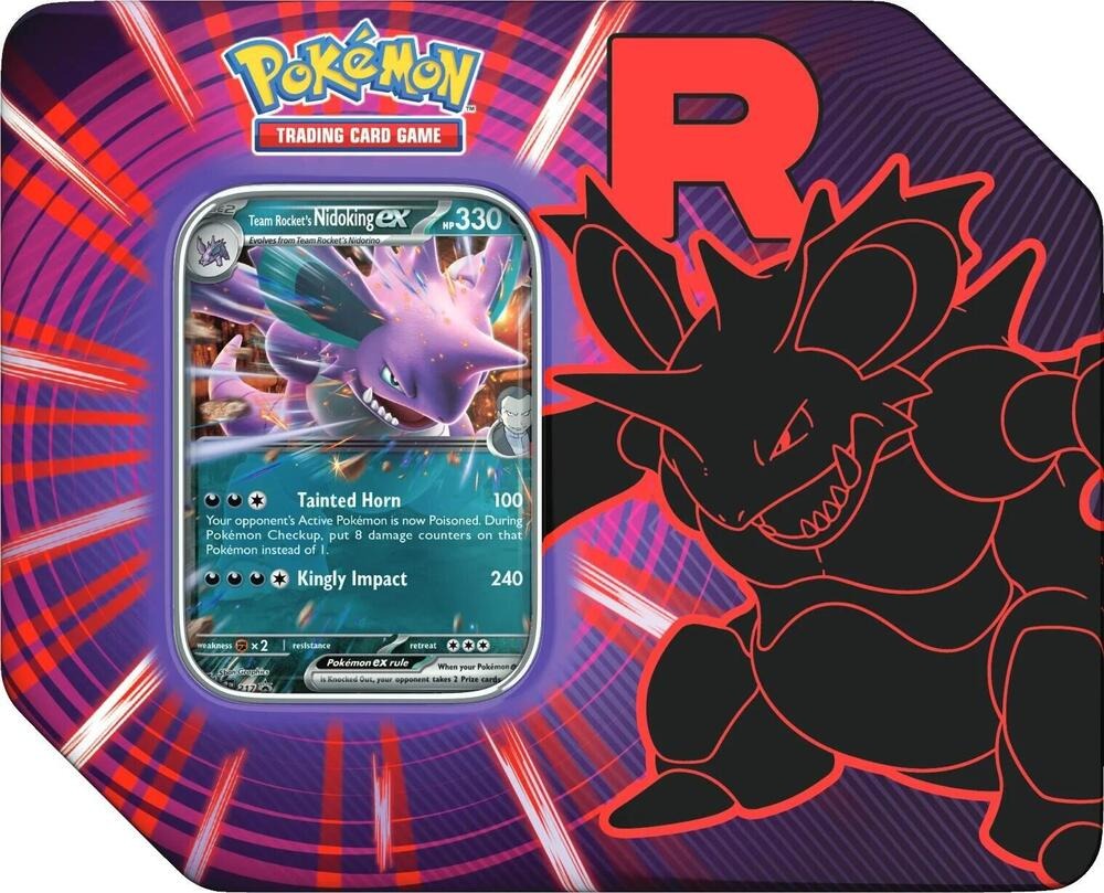 Pokemon TCG: Destined Rivals Team Rocket Tin (Various) – Trademark