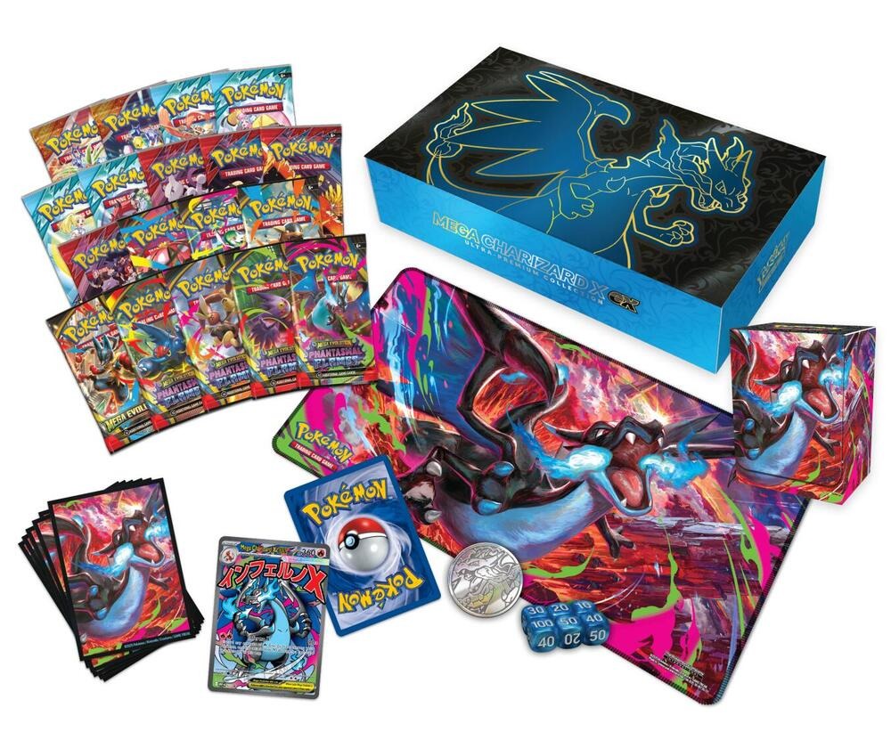 Pokemon TCG: Mega Evolution (ME-02) Mega Charizard X ex Ultra Premium Collection
