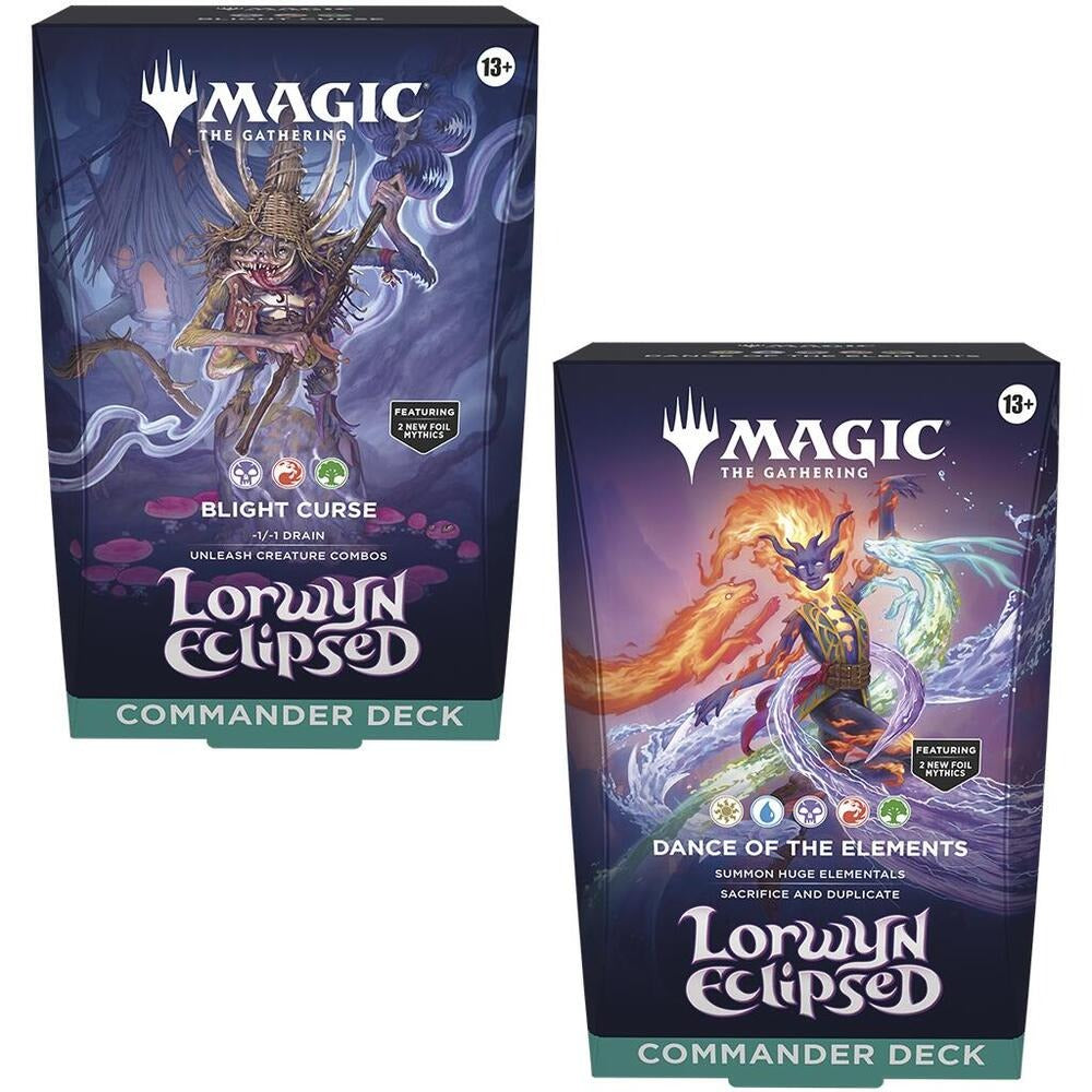 Magic The Gathering: Lorwyn Eclipsed Commander Decks Case [Set of 4] (ECC)