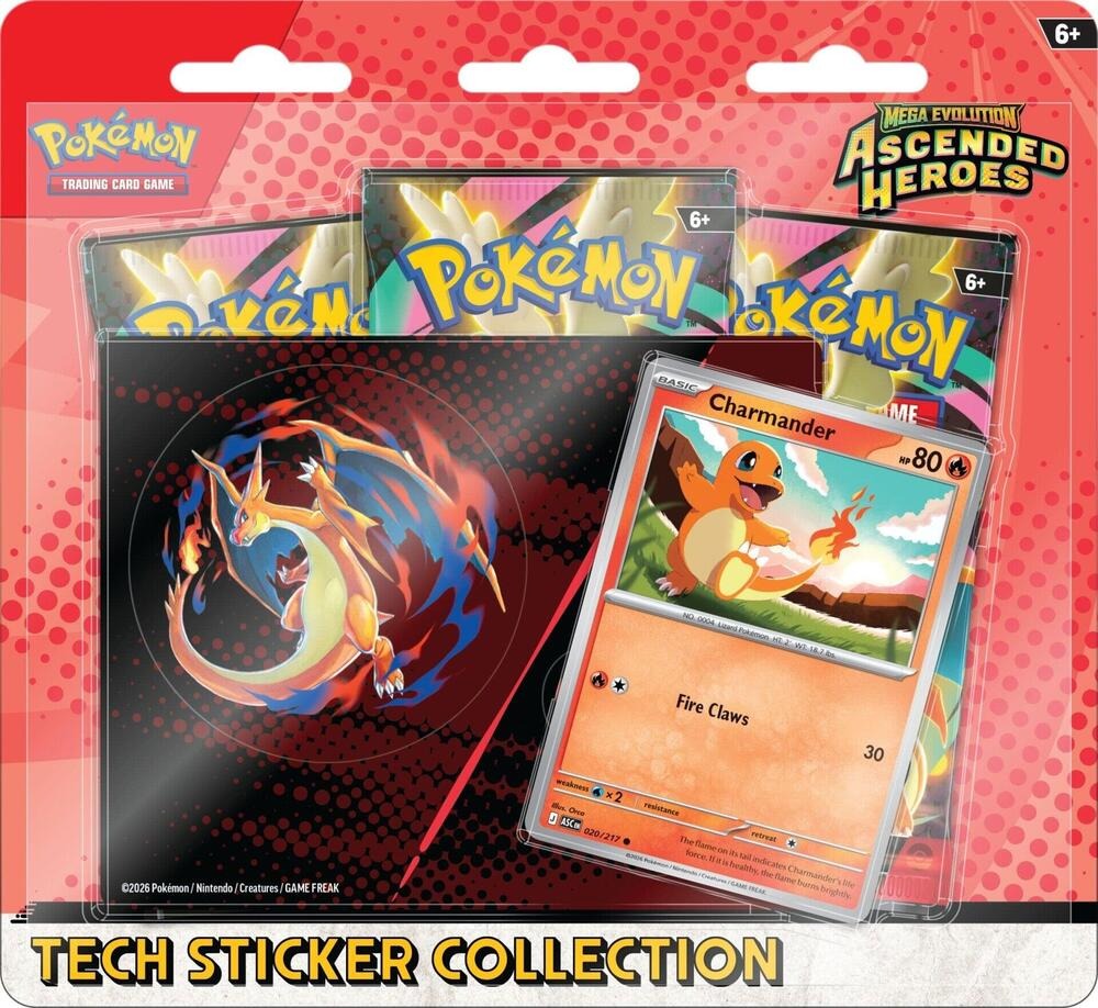 Pokemon TCG: Mega Evolution Ascended Heroes Tech Sticker Collection [Various]