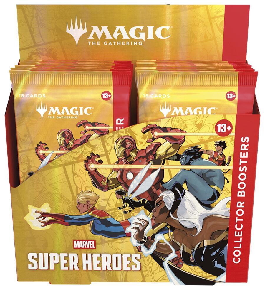 Magic the Gathering: Marvel Super Heroes - Collector Booster Display