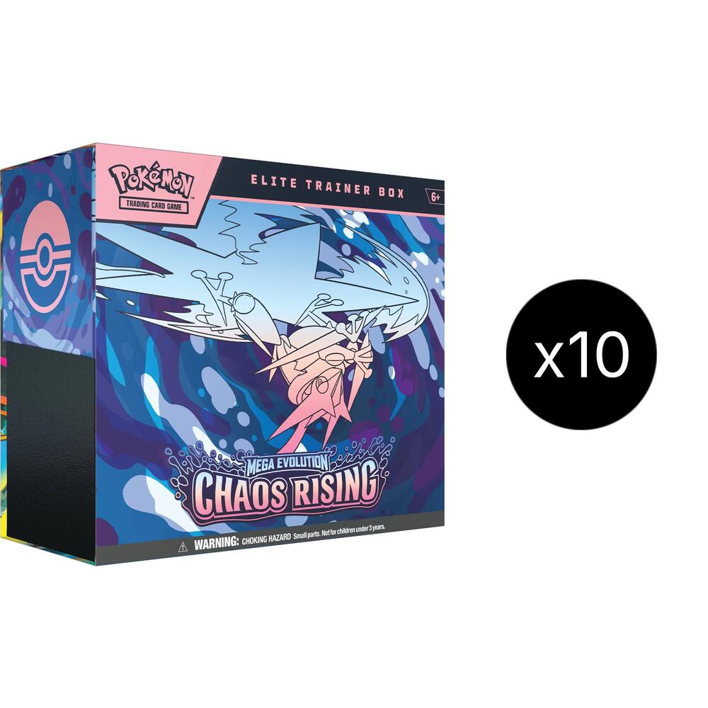 Pokemon TCG: Chaos Rising Elite Trainer 10-Box Case - ME04