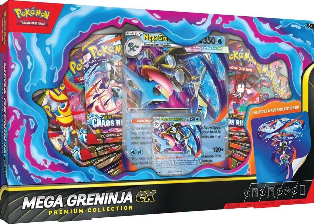 Pokemon TCG: Mega Greninja ex Premium Collection 6-Box Case
