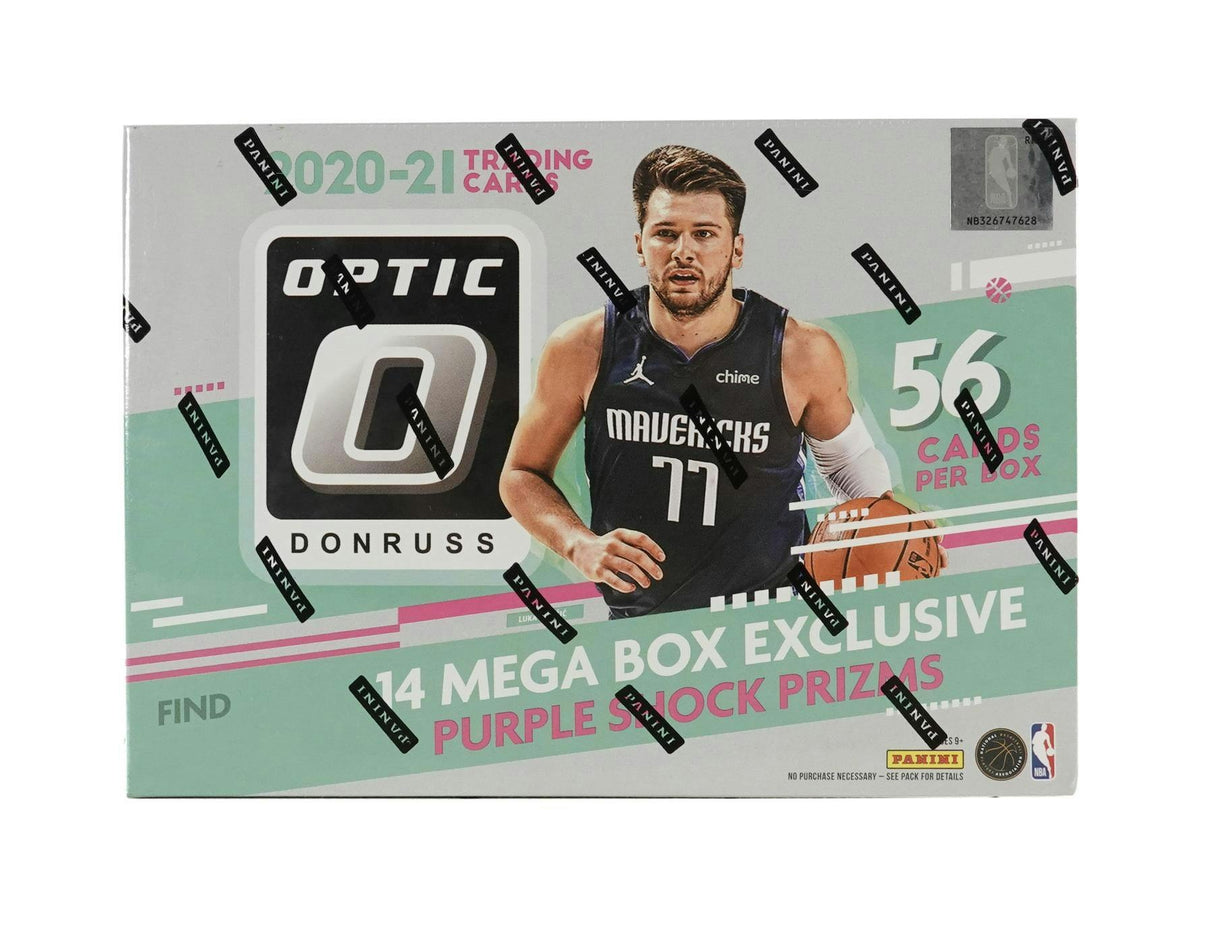 2020/21 Panini Donruss Optic Basketball Mega 56-Card Box (Purple Shock Prizms!)