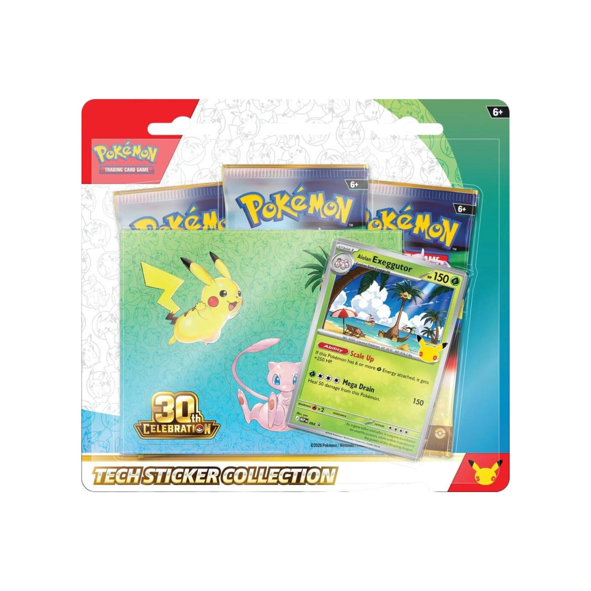Pokemon TCG: 30th Celebration Tech Sticker Collection [Various]