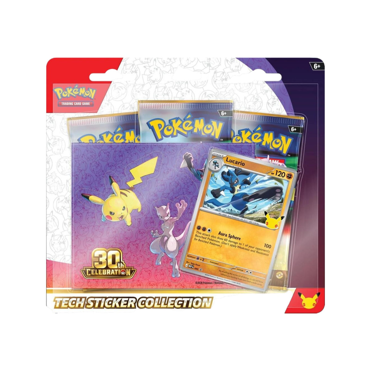 Pokemon TCG: 30th Celebration Tech Sticker Collection [Various]