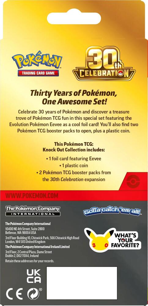 Pokemon TCG: 30th Celebration Knock Out Collection
