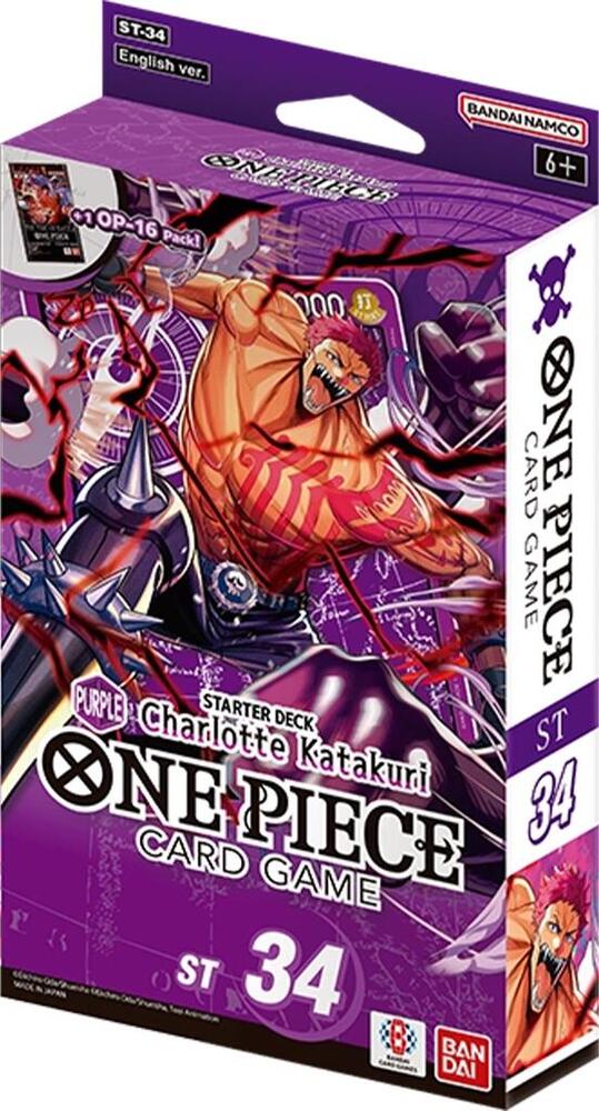 One Piece TCG: PURPLE Charlotte Katakuri (ST-34) Starter Deck 34
