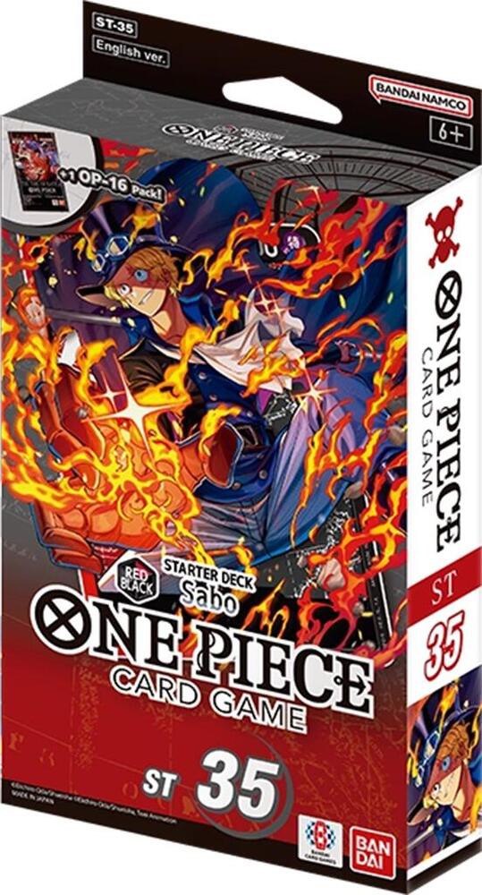 One Piece TCG: RED/BLACK Sabo (ST-35) Starter Deck 35