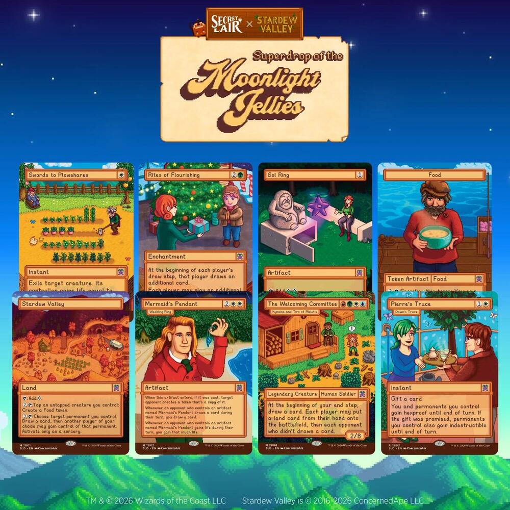 Magic The Gathering: Secret Lair x Stardew Valley: Welcome to Stardew Valley - Non-Foil Edition