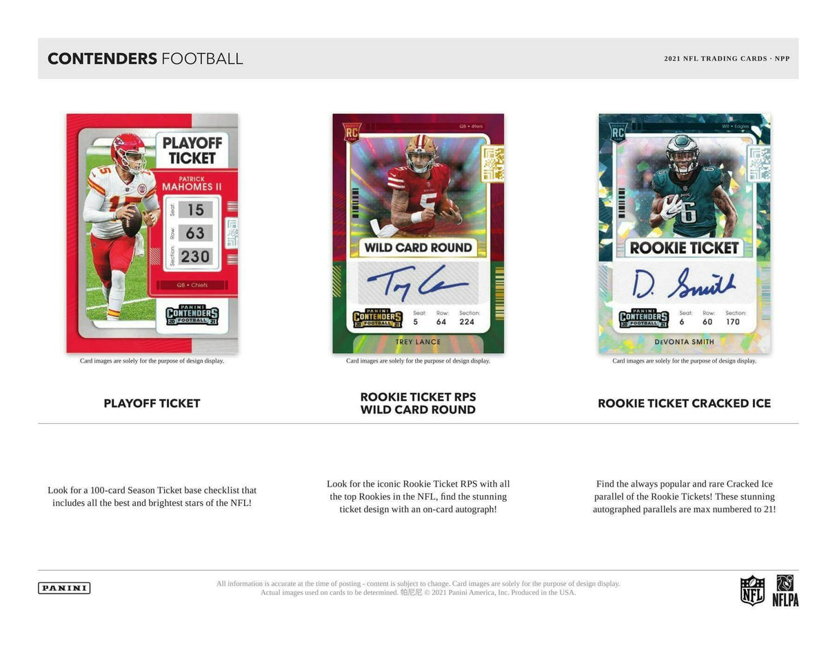 2021 Panini Contenders Football Blaster Box