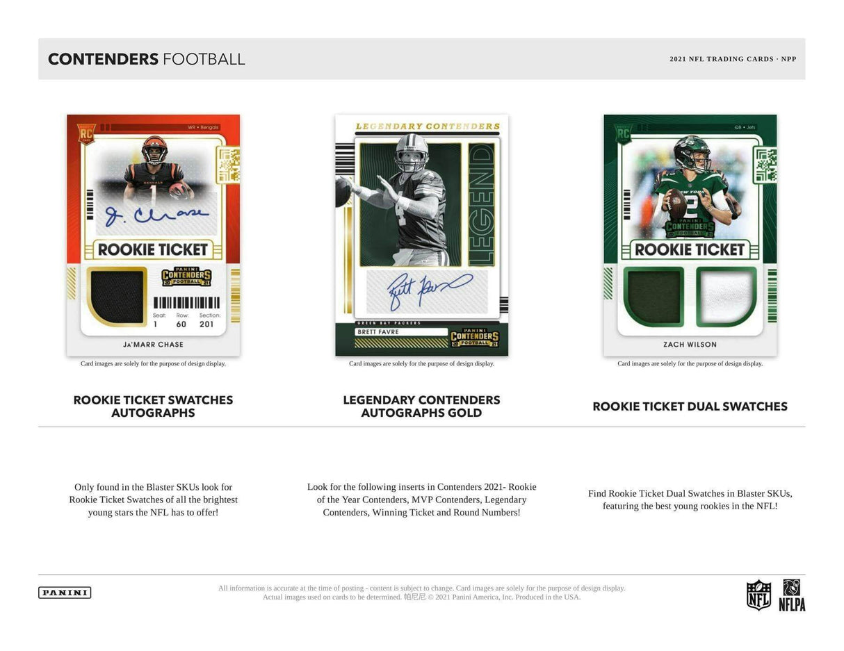 2021 Panini Contenders Football Blaster Box