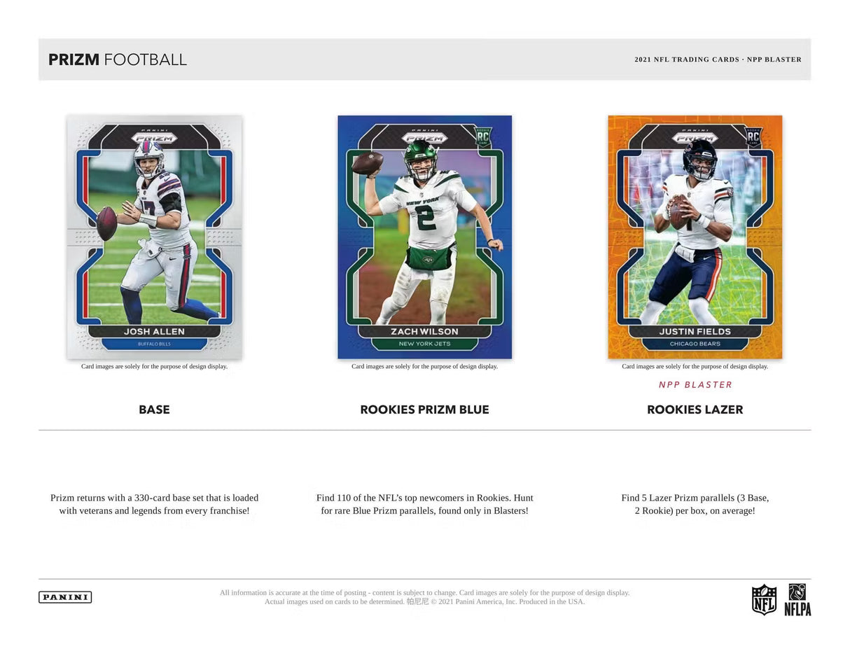 2021 Panini Prizm Football 6-Pack Blaster Box (Disco Prizms!)