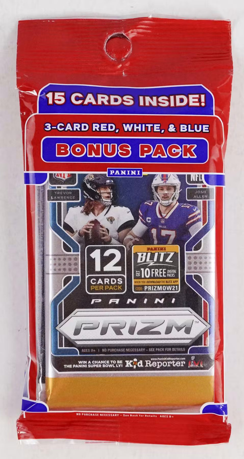 2021 Panini Prizm Football Cello Pack